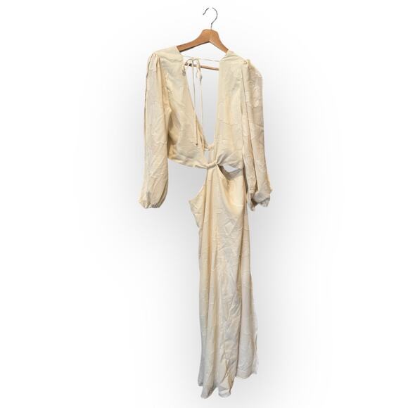 BOAMAR Bianca Balloon Sleeve Cutout Cover-Up Maxi Dress Size XL - Picture 8 of 16